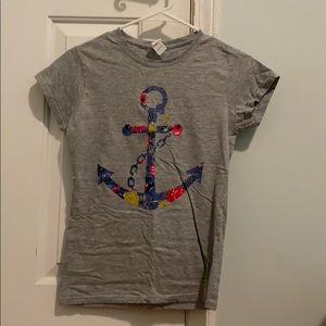 Gray Anchor T-Shirt